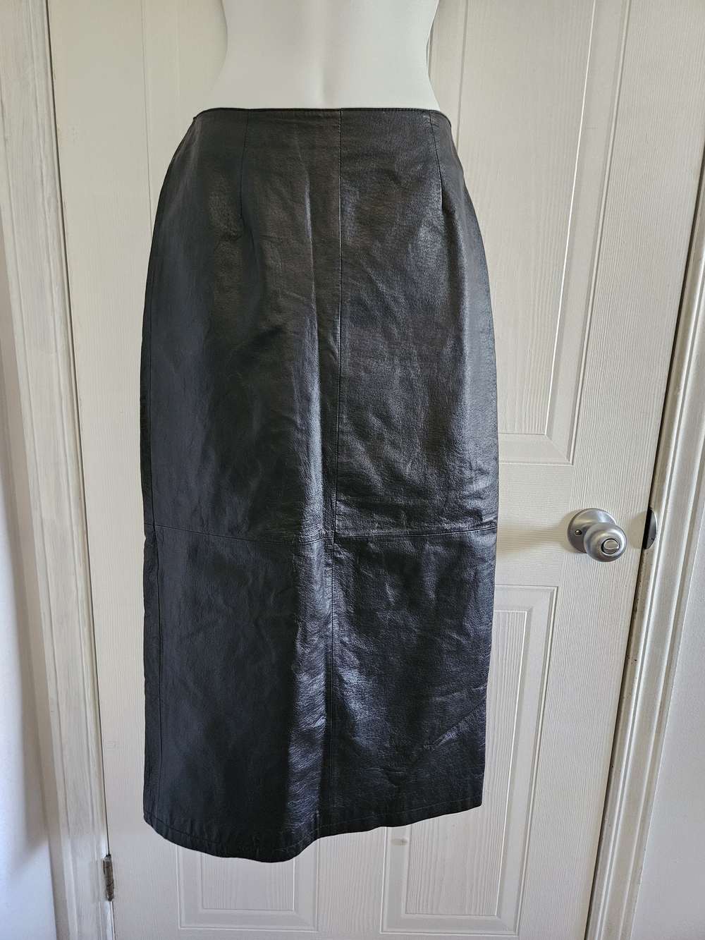 Vintage Leather Skirt Real Comfort Size 6